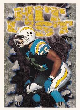 Junior Seau San Diego Chargers 1995 Topps NFL Hit List #20